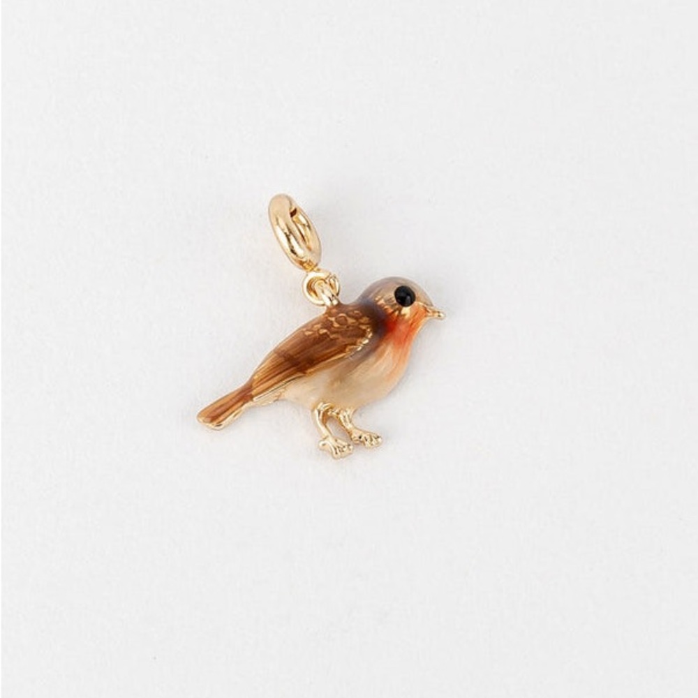 Enamel Robin Charm by Fable